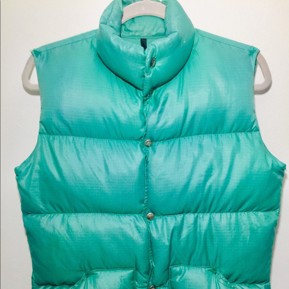 Brown Label Northface Goose down puffer vest. wxs